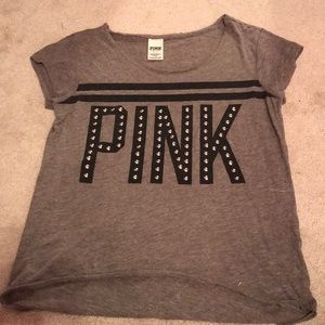 Grey PINK Victoria’s Secret tee